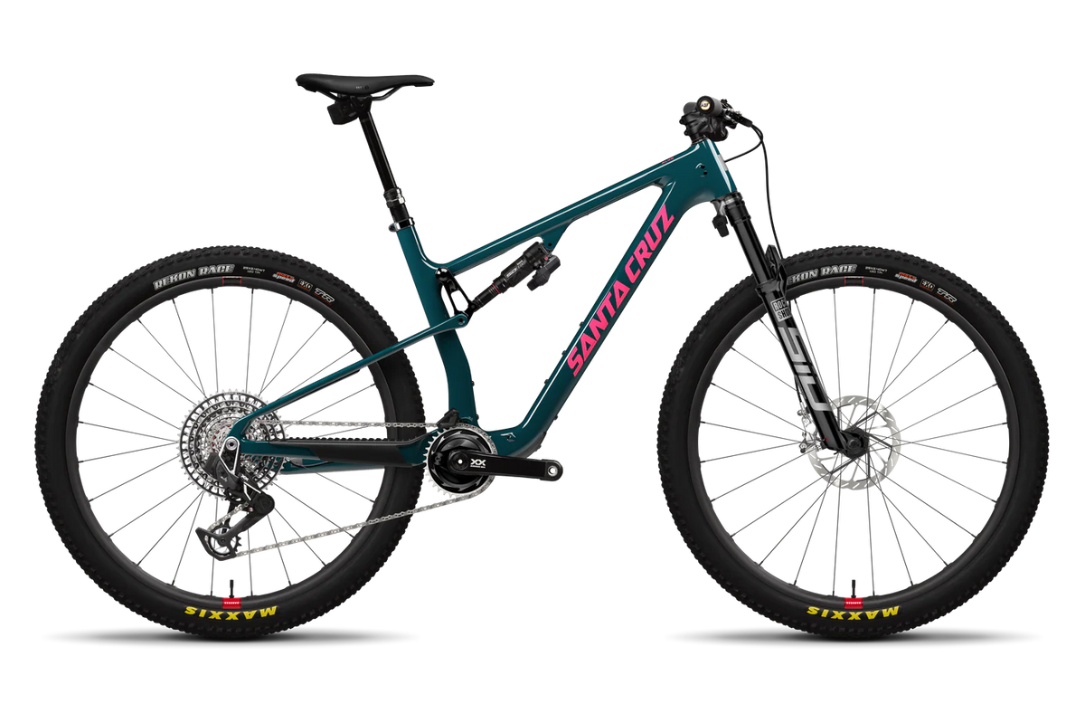 Santa Cruz Blur Glossy Dark Teal Crosscountry Mountainbike Gravity & Sons Oberfranken Helmbrechts