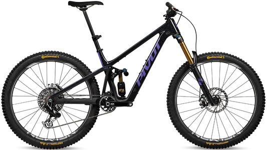 Pivot Firebird in Purple Galaxy – Limited Edition Enduro-Bike mit edlem Finish, erhältlich bei Gravity & Sons in Helmbrechts, Oberfranken.