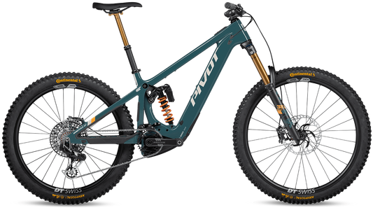 Pivot Shuttle LT in Willow Green – kraftvolles E-Enduro mit Bosch CX-Race Antrieb, erhältlich bei Gravity & Sons in Helmbrechts, Oberfranken.
