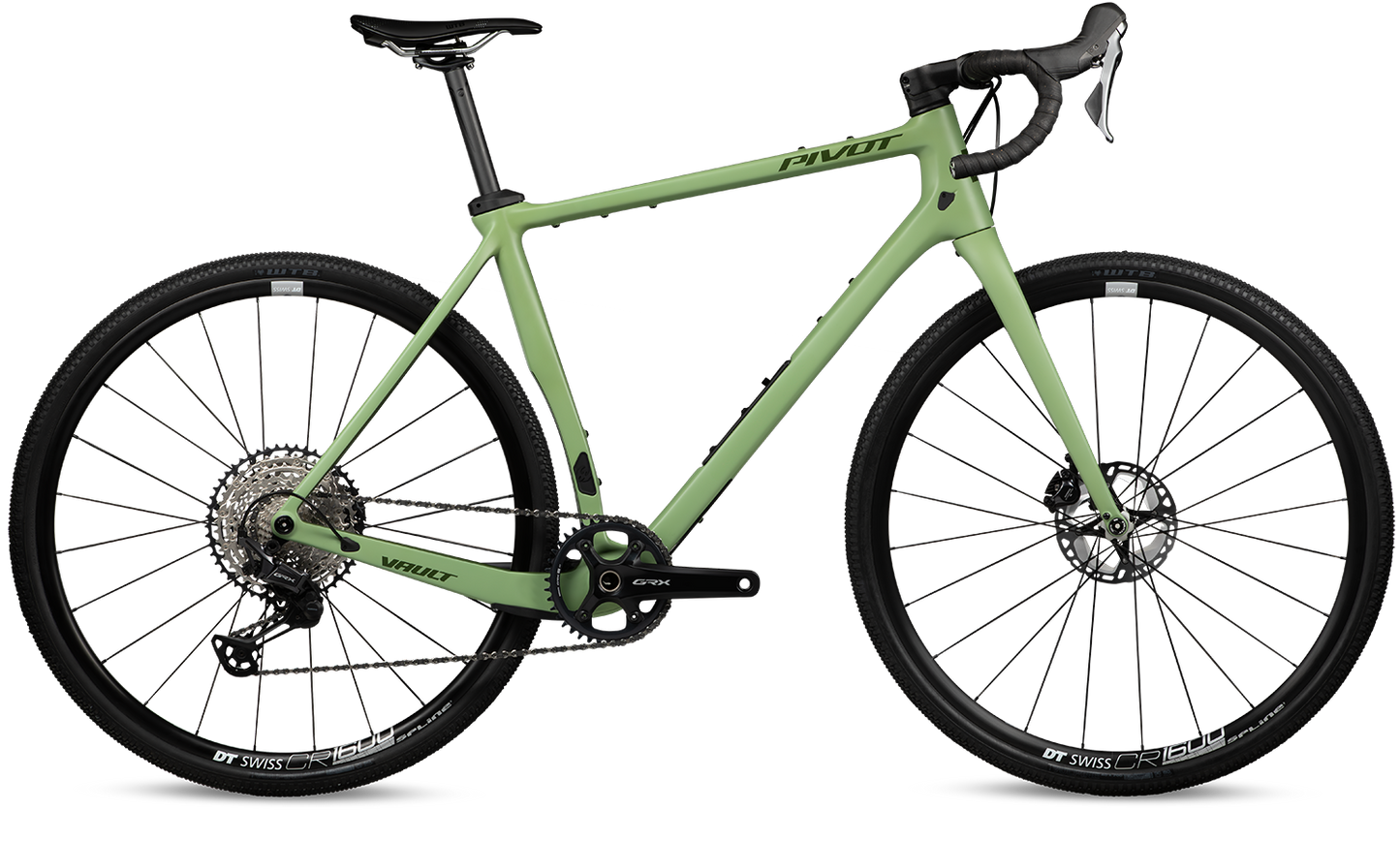 Pivot Vault Pro GRX Gravelbike in Mossy Forest – erhältlich bei Gravity & Sons in Helmbrechts, Oberfranken.