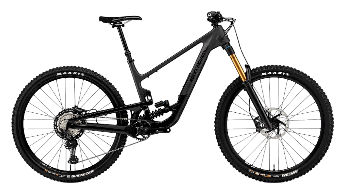 Rocky Mountain Altitude in Still of the Night / Black Dog – vielseitiges Enduro-Mountainbike mit exzellenter Federungsperformance, erhältlich bei Gravity & Sons in Helmbrechts, Oberfranken.