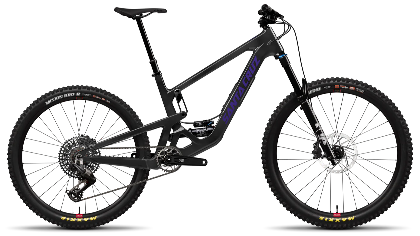 Santa Cruz Bronson 2026 in Gloss Carbon – edles Trail- und Enduro-Bike mit hochwertiger Ausstattung, erhältlich bei Gravity & Sons in Helmbrechts, Oberfranken.