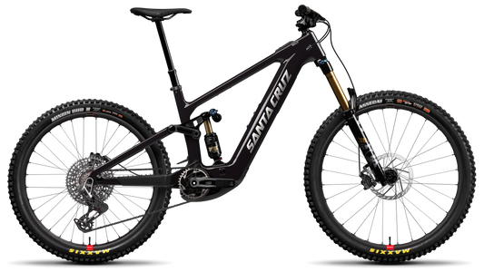 Santa Cruz Bullit in Gloss Black – robustes E-Enduro-Bike mit Carbonrahmen, erhältlich bei Gravity & Sons in Helmbrechts, Oberfranken.