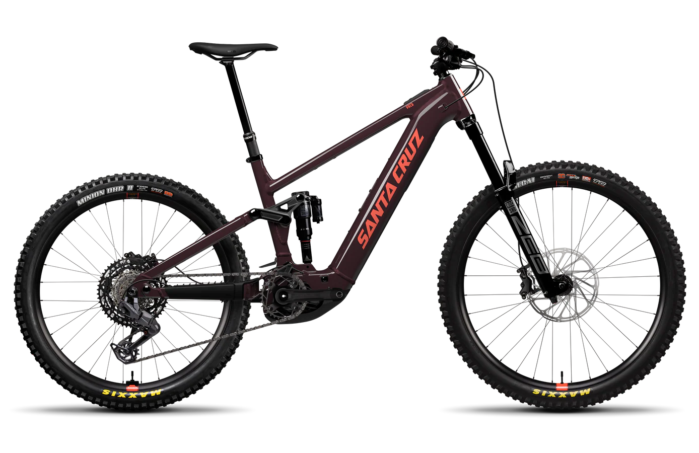 Santa Cruz Vala AL in Gloss Stormbringer Purple – leistungsstarkes E-MTB mit Bosch Antrieb und abfahrtsorientierter Geometrie, erhältlich bei Gravity & Sons in Helmbrechts, Oberfranken.