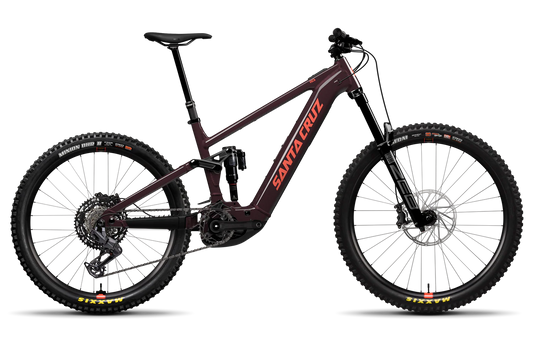 Santa Cruz Vala AL in Gloss Stormbringer Purple – leistungsstarkes E-MTB mit Bosch Antrieb und abfahrtsorientierter Geometrie, erhältlich bei Gravity & Sons in Helmbrechts, Oberfranken.