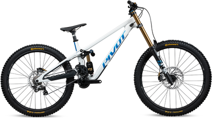Pivot Cycles Phoenix White Cobalt Blue Downhill Mountainbike Gravity & Sons Oberfranken Helmbrechts