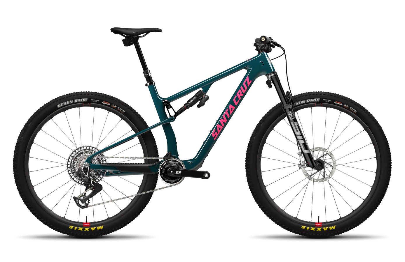 Santa Cruz Blur Glossy Dark Teal Crosscountry Mountainbike Gravity & Sons Oberfranken Helmbrechts