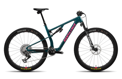 Santa Cruz Blur Glossy Dark Teal Crosscountry Mountainbike Gravity & Sons Oberfranken Helmbrechts
