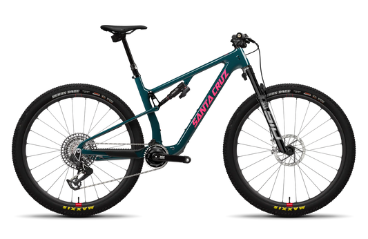 Santa Cruz Blur Glossy Dark Teal Crosscountry Mountainbike Gravity & Sons Oberfranken Helmbrechts