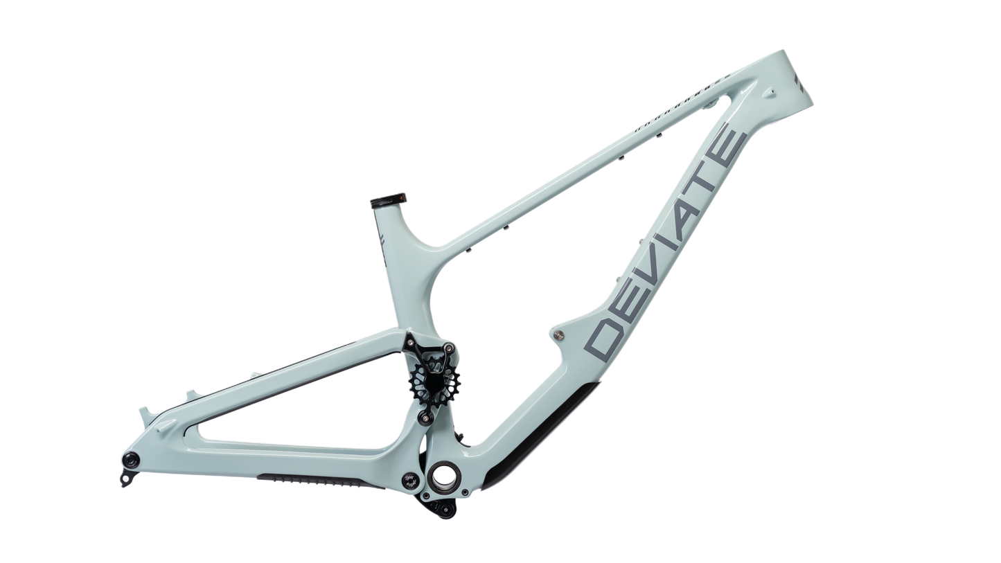 Deviate Highlander II Frame Only in Iona Green – erhältlich bei Gravity & Sons in Helmbrechts, Oberfranken