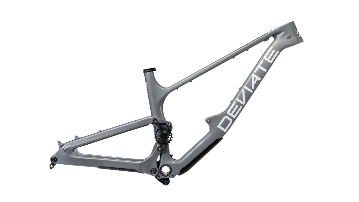 Deviate Highlander II Frame Only in Storr Grey – erhältlich bei Gravity & Sons in Helmbrechts, Oberfranken