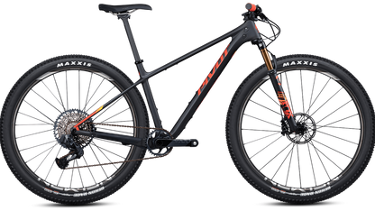 Pivot LES SL in Black Sunset – schnelles XC-Hardtail mit edlem Carbonrahmen, erhältlich bei Gravity & Sons in Helmbrechts, Oberfranken.