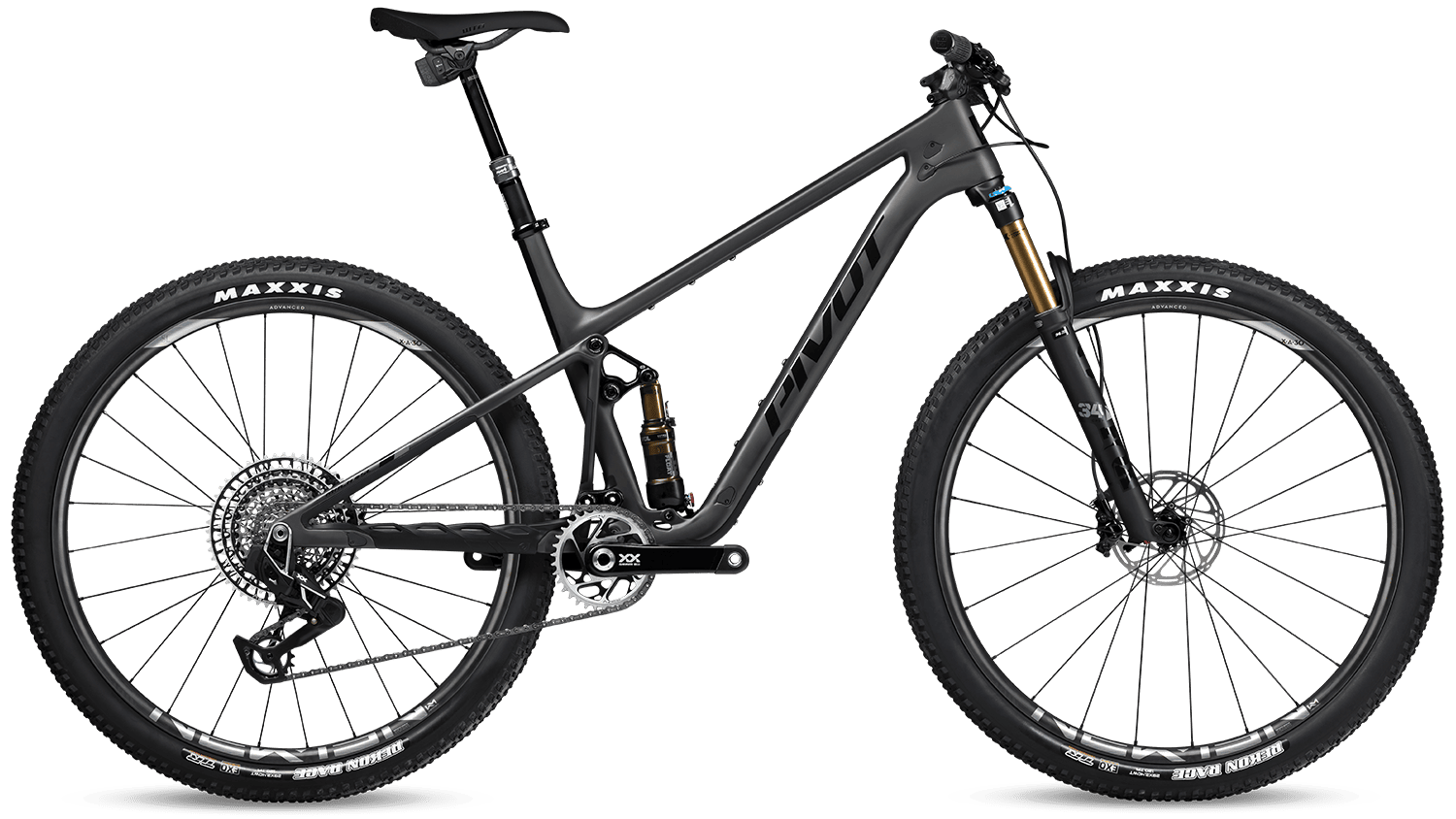 Pivot Mach 4 SL in Midnight Sky – schnelles Cross-Country-Fully mit edlem Design, erhältlich bei Gravity & Sons in Helmbrechts, Oberfranken.