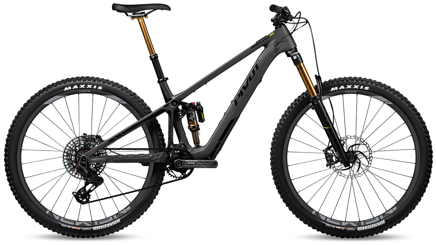 Pivot Shuttle SL in Black Lime – leichtes E-MTB mit FAZUA Ride 60 Motor, erhältlich bei Gravity & Sons in Helmbrechts, Oberfranken.