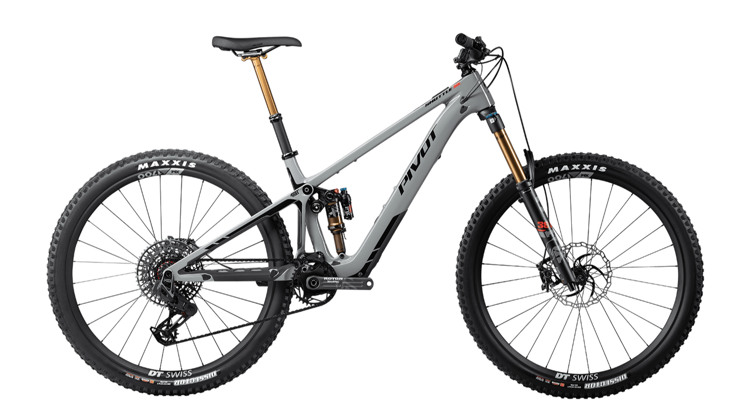 Pivot Shuttle SL Pro XO Eagle Transmission in Desert Sage Green – erhältlich bei Gravity & Sons in Helmbrechts, Oberfranken