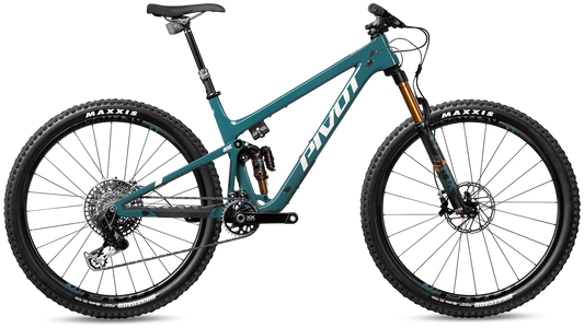 Pivot Trail 429 in Willow Green – agiles Trailbike mit Carbonrahmen und präzisem Handling, erhältlich bei Gravity & Sons in Helmbrechts, Oberfranken.