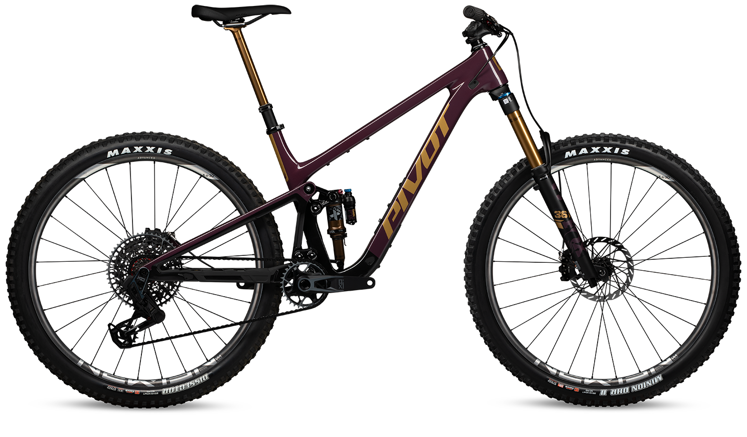 Pivot Trailcat LT Pro X0 in Dr. Purple – erhältlich bei Gravity & Sons in Helmbrechts, Oberfranken