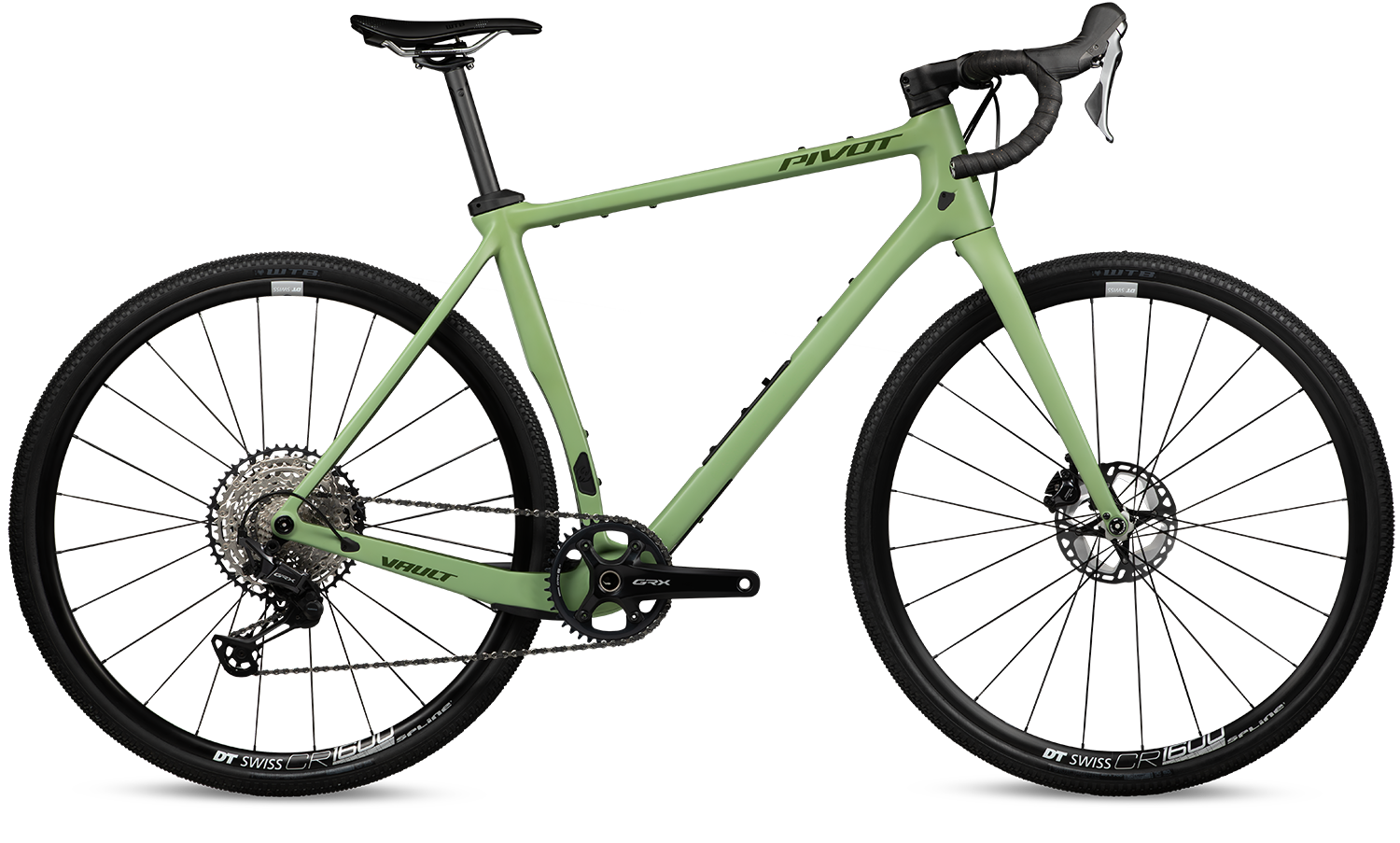 Pivot Vault Pro GRX Gravelbike in Mossy Forest – erhältlich bei Gravity & Sons in Helmbrechts, Oberfranken.