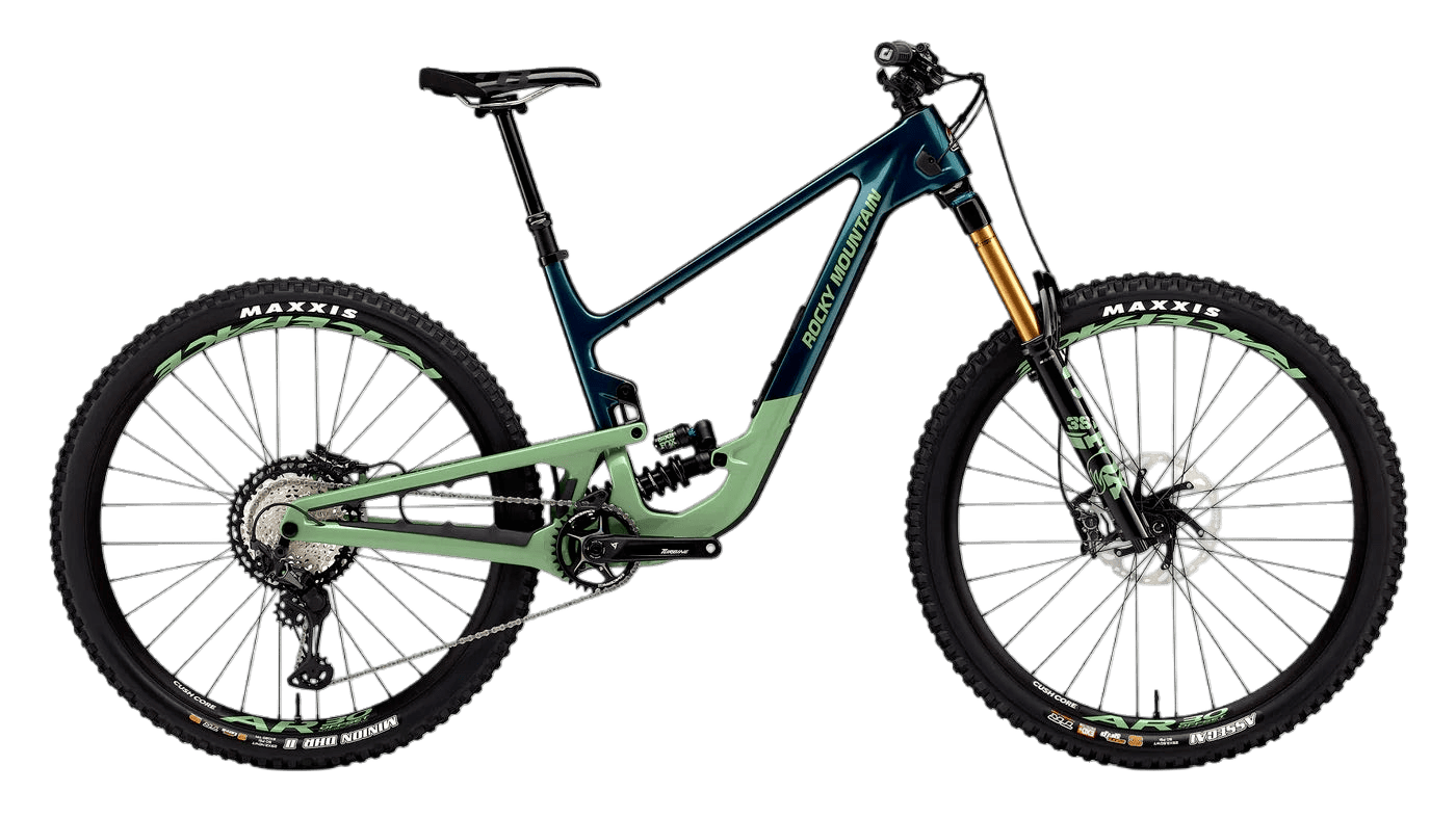 Rocky Mountain Altitude in Across the Universe / Sweet Leaf – agiles Enduro-Bike mit Carbonrahmen, perfekt für anspruchsvolle Trails, erhältlich bei Gravity & Sons in Helmbrechts, Oberfranken.