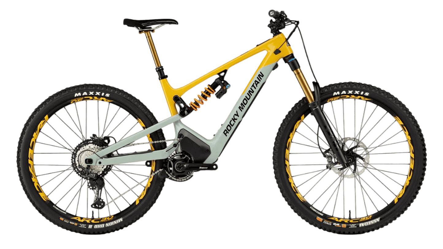 Rocky Mountain Altitude Powerplay in Wind of Change / Big Cheese / Black Dog – E-Enduro-Bike mit modernem Dyname 4.0 Motor, erhältlich bei Gravity & Sons in Helmbrechts, Oberfranken.