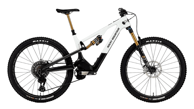 Rocky Mountain Instinct Powerplay SL in White / Grey – leichtes E-MTB mit FAZUA Ride 60 Antrieb, erhältlich bei Gravity & Sons in Helmbrechts, Oberfranken.