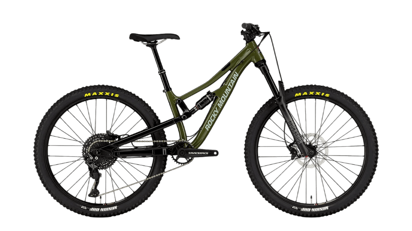 Rocky Mountain Reaper 26 – Kinder-Fully mit 26-Zoll-Laufrädern und vollgefedertem Rahmen, erhältlich bei Gravity & Sons in Helmbrechts, Oberfranken.