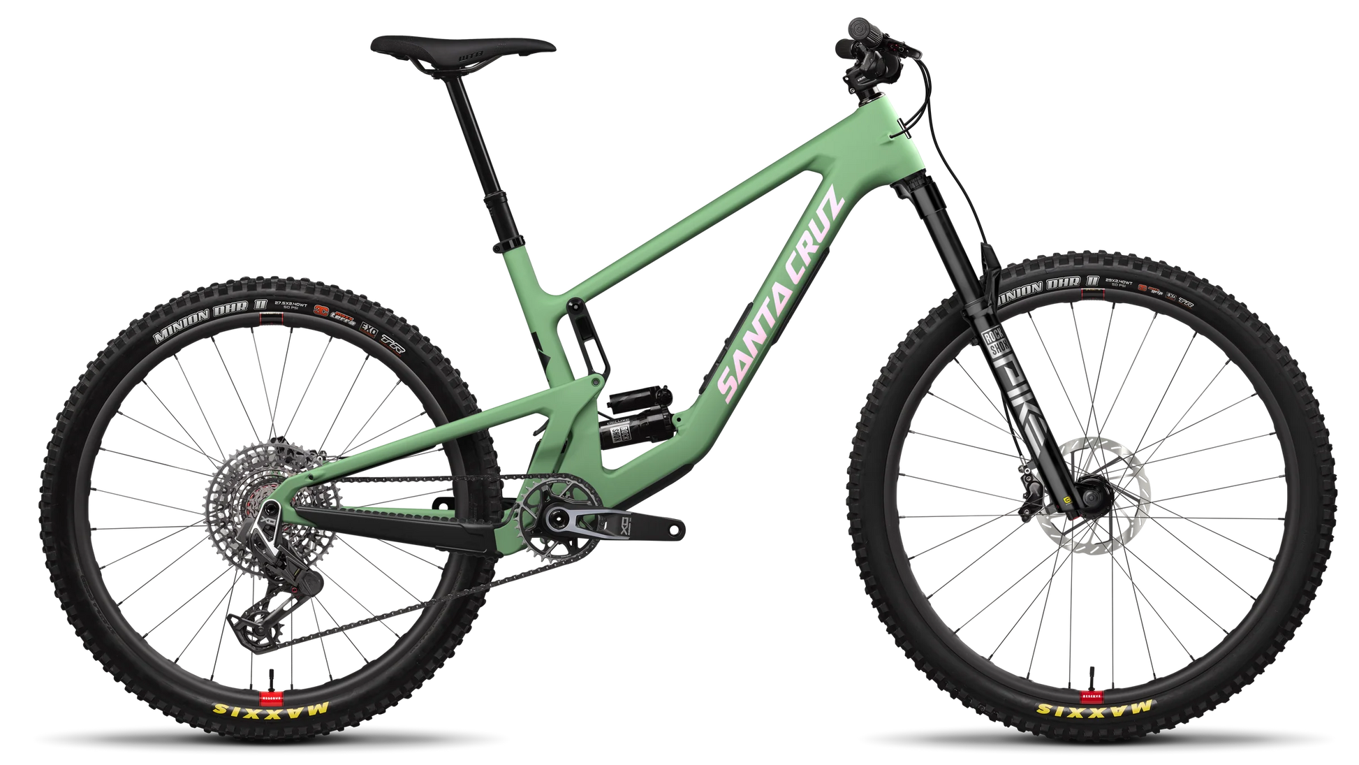 Santa Cruz 5010 in Matte Spumoni Green – erhältlich bei Gravity & Sons in Helmbrechts, Oberfranken