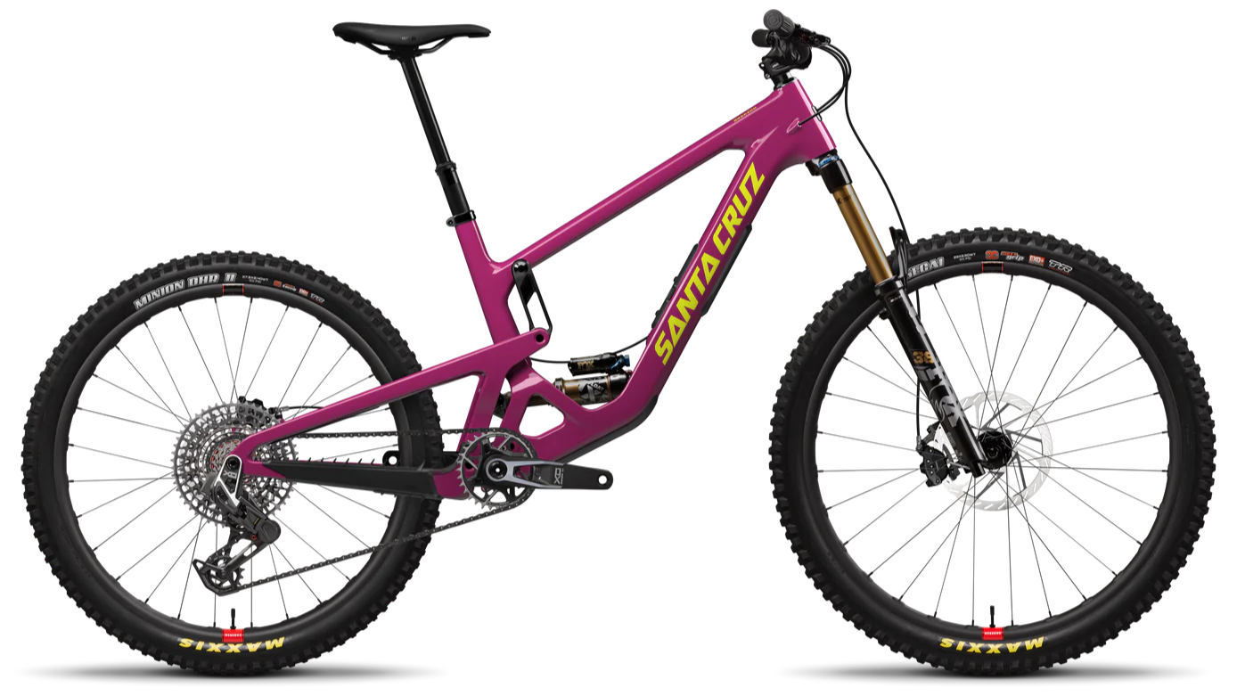 Santa Cruz Bronson 2025 in Kalimotxo – modernes Enduro-Bike mit VPP-Fahrwerk, erhältlich bei Gravity & Sons in Helmbrechts, Oberfranken.