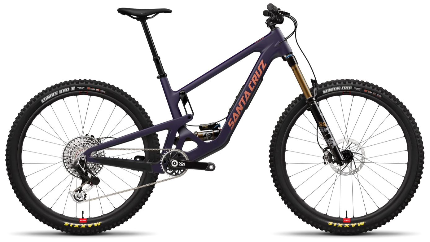 Santa Cruz Hightower 2025 in Matte Deep Purple – stylishes Trailbike in edler Farbe, erhältlich bei Gravity & Sons in Helmbrechts, Oberfranken.