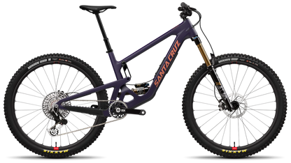 Santa Cruz Hightower 2025 in Matte Deep Purple – stylishes Trailbike in edler Farbe, erhältlich bei Gravity & Sons in Helmbrechts, Oberfranken.