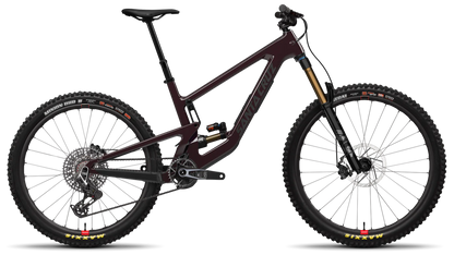 Santa Cruz Nomad 2025 in Gloss Stormbringer Purple – High-End-Enduro mit VPP-Fahrwerk, erhältlich bei Gravity & Sons in Helmbrechts, Oberfranken.